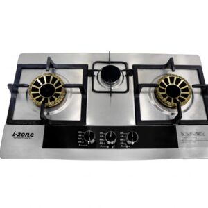 i-zone 7603 Kitchen Hob 3-Burners SS ATL Imp