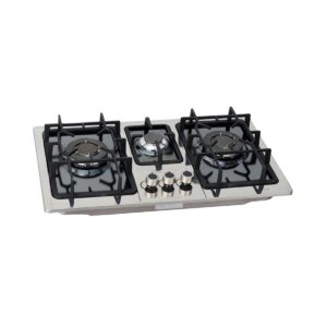 Nasgas DG-444 BK Kitchen Hob 3-Burners